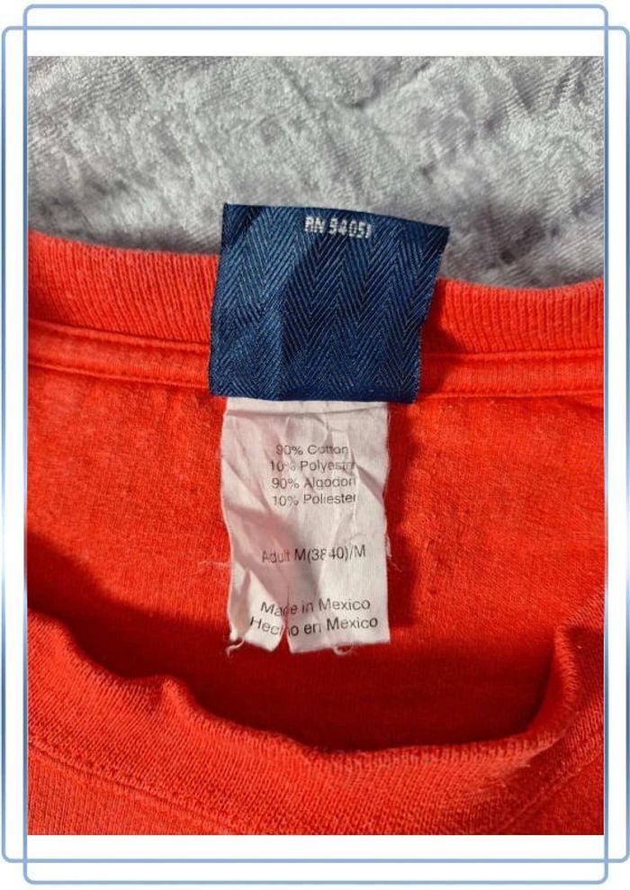 Sweat col rond / crewneck vintage homme rouge/ taille M sérigraphie année 2007 (299) - photo numéro 9