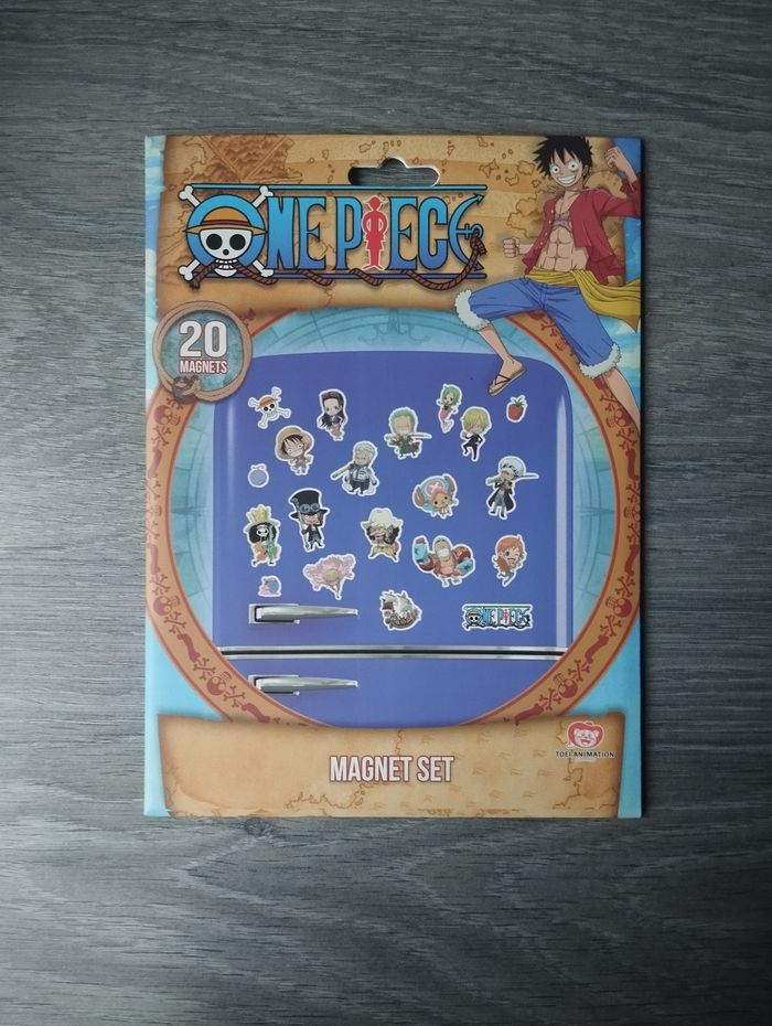 One Piece : Set de 20 Magnets Chibi
