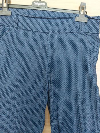 Legging bleu à  pois extensible