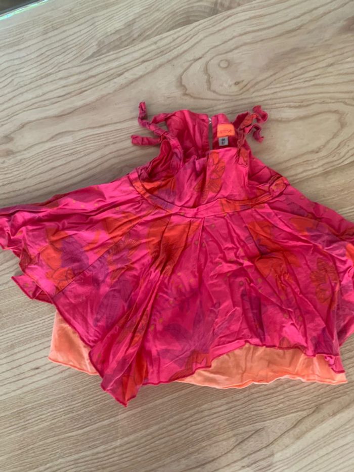 Robe bretelle marese 6 mois légère rose. - photo numéro 3