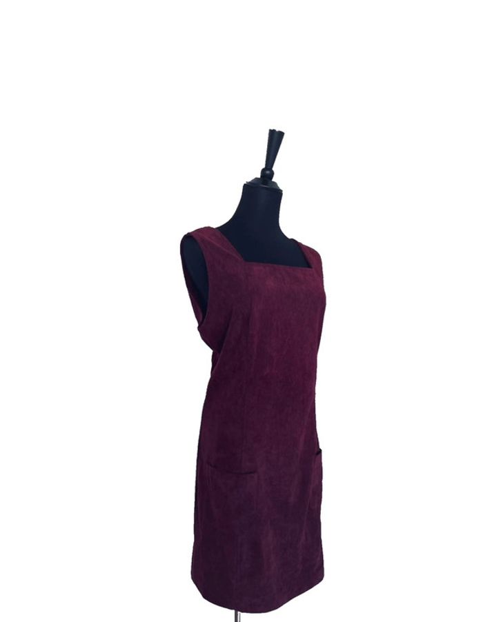 👍 Robe femme. Velours bordeaux. Neuve. Taille 42 XL. - photo numéro 8
