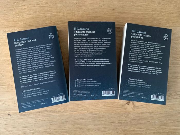 Trilogie Cinquante nuances de Grey - photo numéro 2