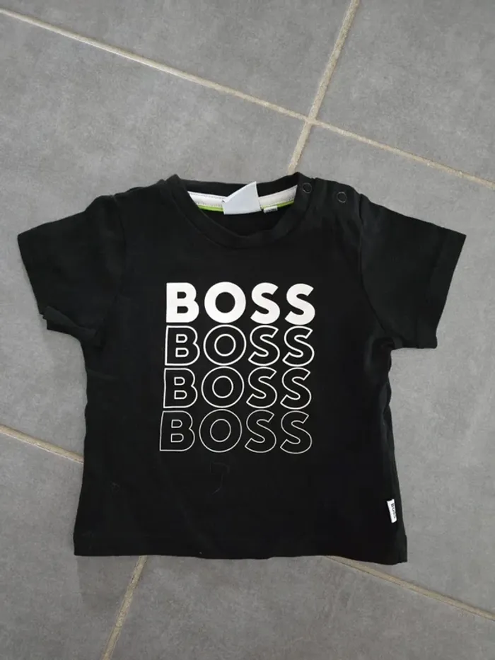 Tee shirt noir Hugo boss