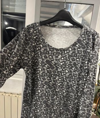 Haut manches longues femme Leopard