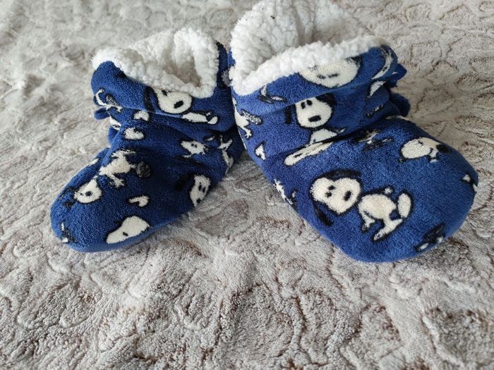Chaussons peluches hauts Snoopy - photo numéro 7