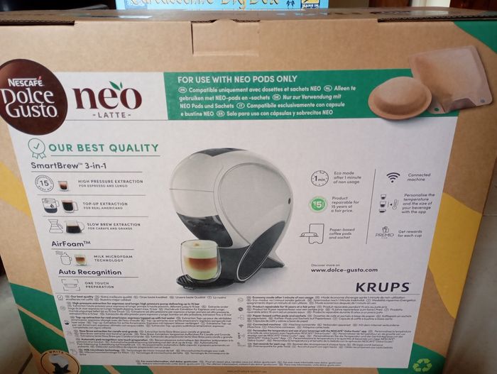 Cafetière dolce gusto neo neuve et 4 paquets de dosettes - photo numéro 3