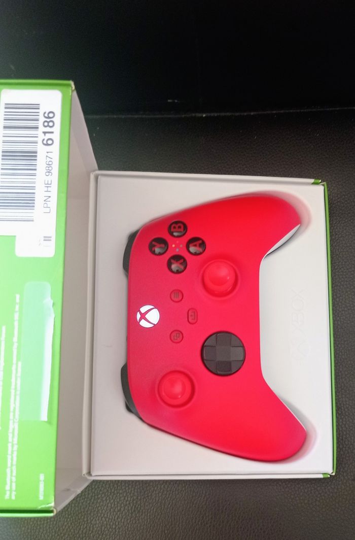 😍manette Xbox red pulse pour séries xs one sx pc new packaging - photo numéro 6