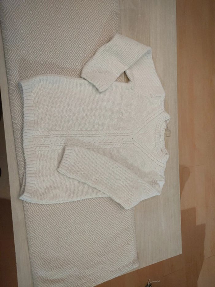 Pull orchestra blanc 10 ans