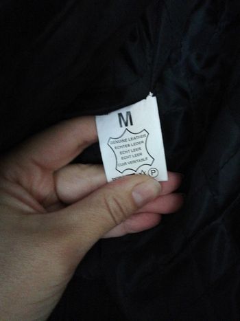 Veste bombers en cuir véritable