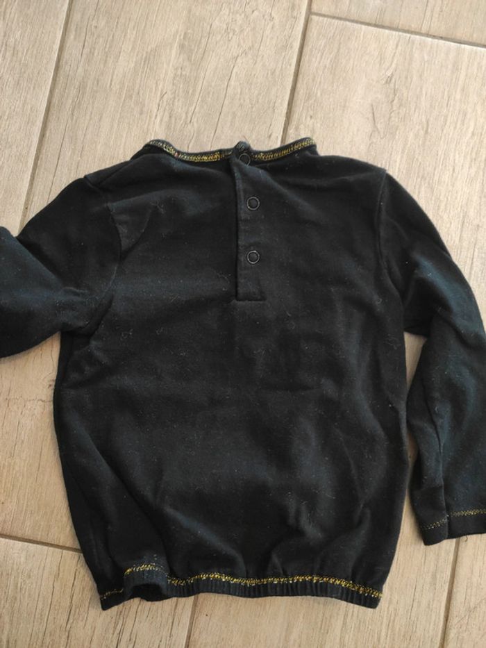 Lot de 2 pulls noirs rock 12 mois - photo numéro 5