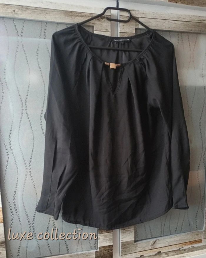 Blouse noir luxe collection taille 36