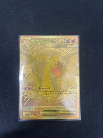 Pokémon Dracaufeu Gold 130/094 Édition ME02 Flammes Fantasmagoriques