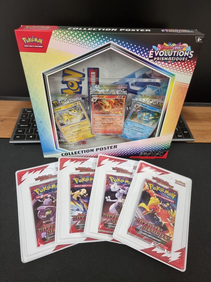 Lot blister ev10 + coffret poster 8.5
