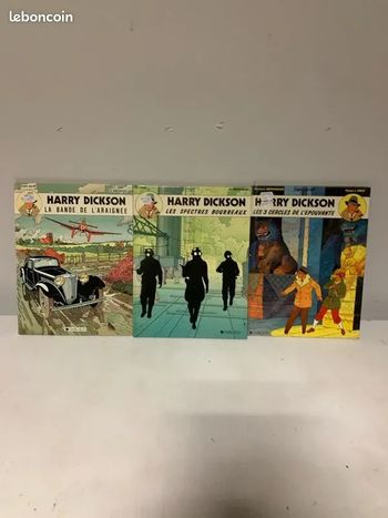Harry dickson lot de 3 bd