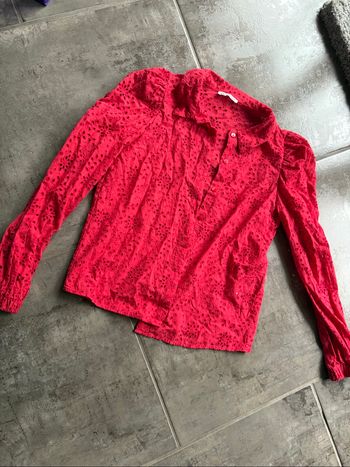 Jolie chemise broderies Camaïeu