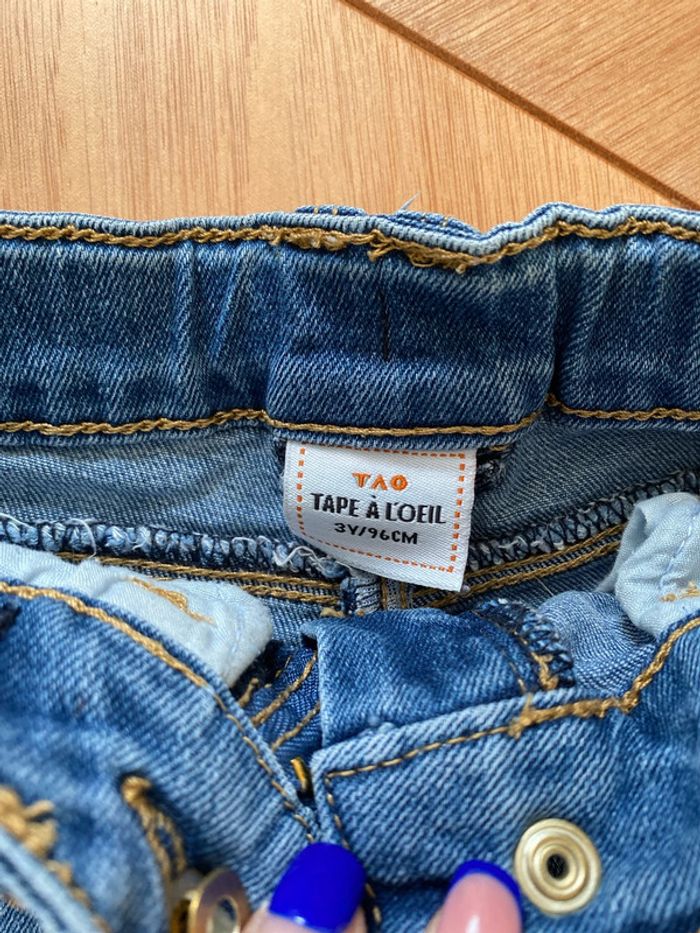 Short en jean TAO 3 ans - photo numéro 7