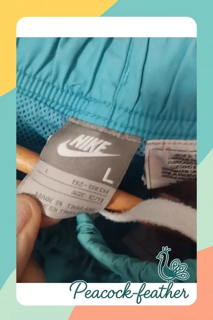 Bermuda bleu Nike 12/13ans - photo numéro 9