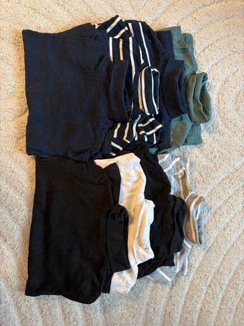 Lot de 8 sous pull col roulé manches longues