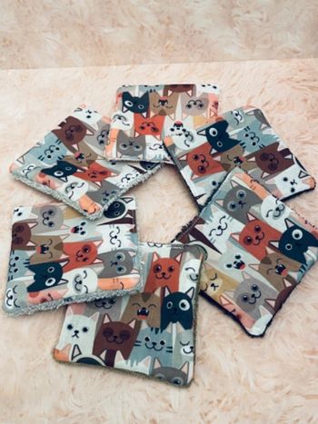 Lot de 6 lingettes démaquillante