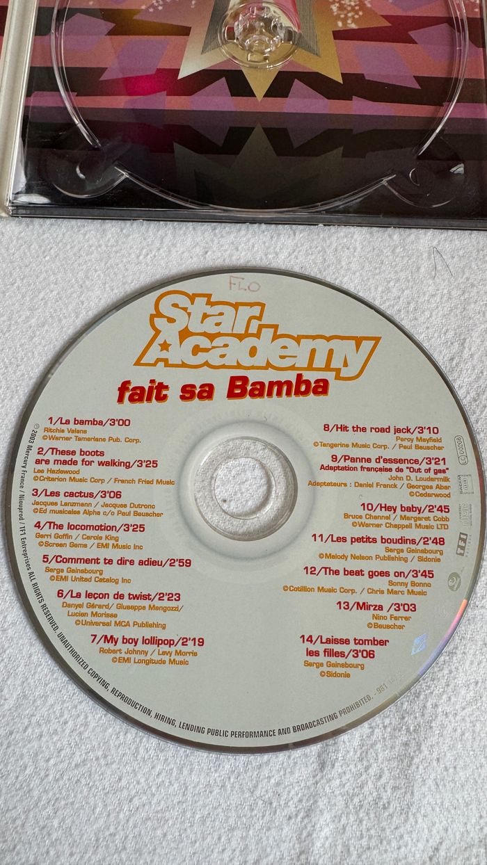 CD Star Académy 3 ensemble de 3 CD coffret intégrale et 1 dvd - photo numéro 7