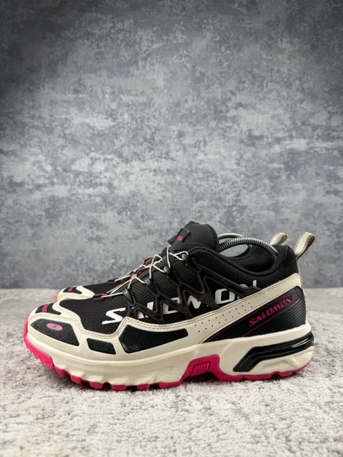 Salomon ACS+ Heritage - Black & White & Pink - photo numéro 5