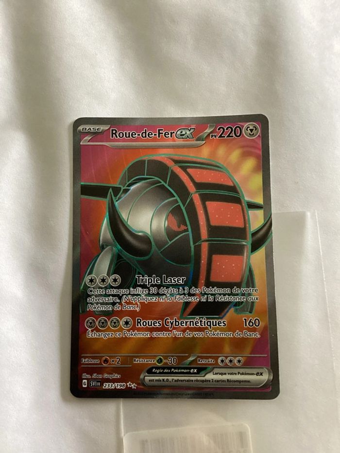 carte Pokémon 233/198 roue de fer ex ev1