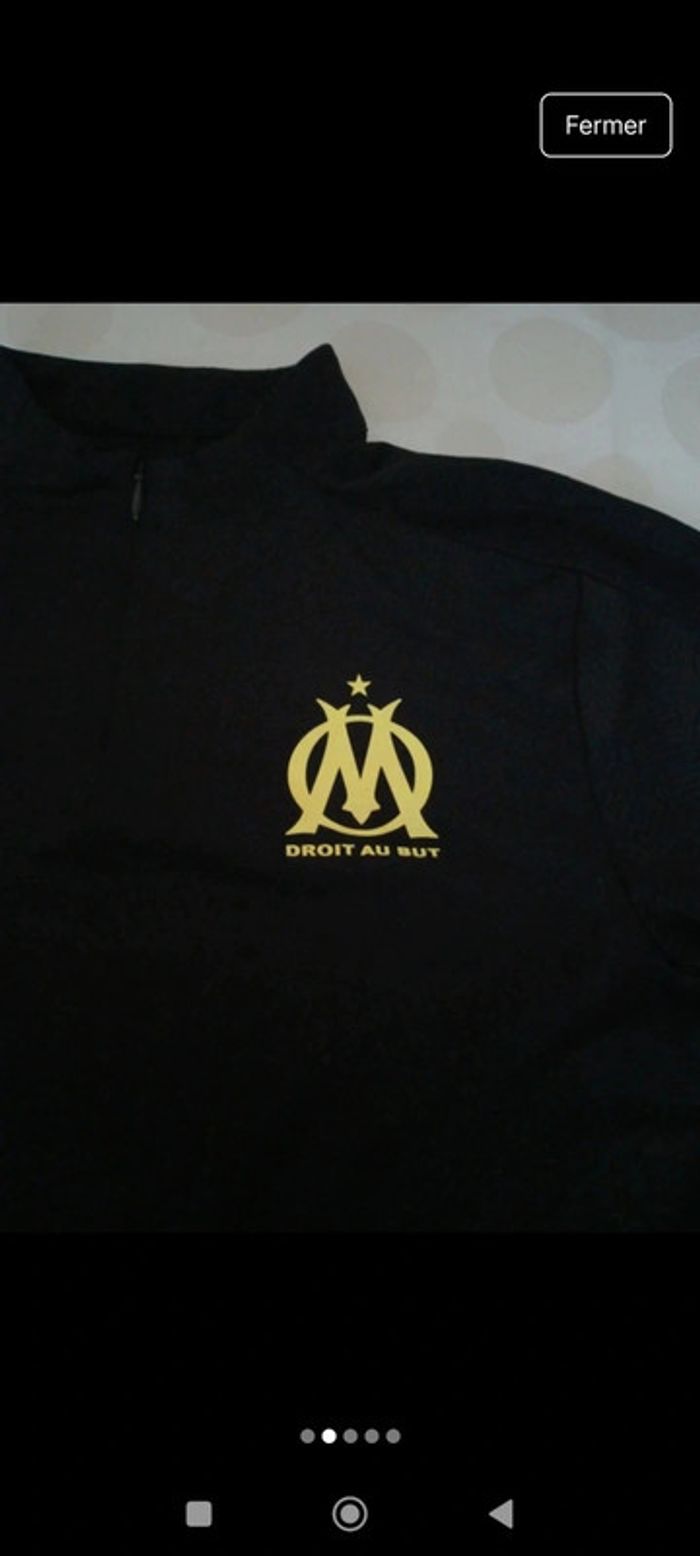 Tee shirt manches longues sport Puma x Olympique de Marseille taille 14 ans - photo numéro 2