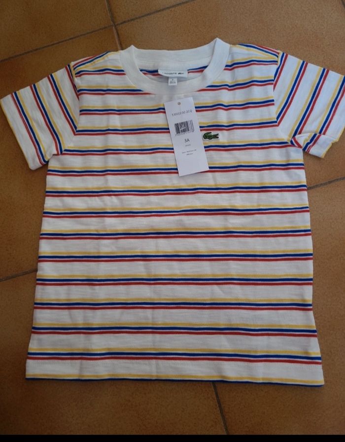 Tee-shirt lacoste 3 ans