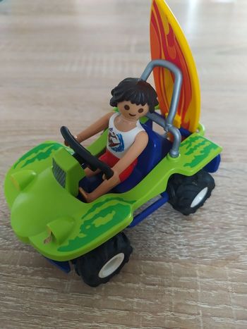 Playmobil voiture et surfeur
