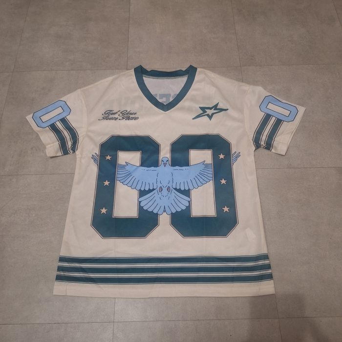 Maillot Peacelove 🇨🇵 Y2K Rétro Graphic 90s-2000s - Taille 🇨🇵 Streetwear Unisexe Oversize