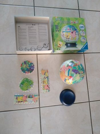 Puzzle ball bob l'éponge 240 pièces