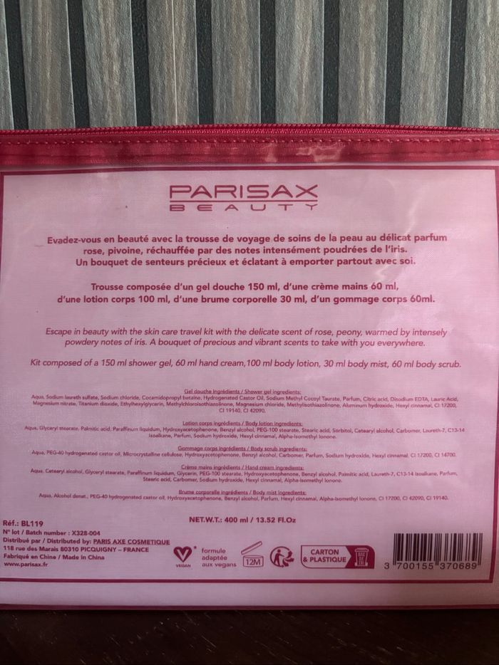 Trousse de soins corporels parisax 🫶🏼 - photo numéro 2