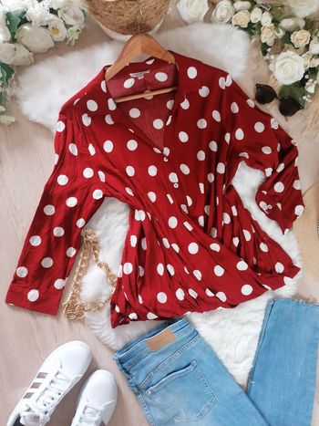 Blouse terracotta taille L