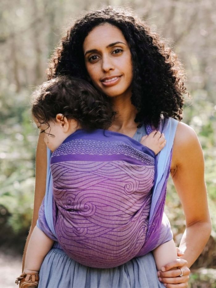 Écharpe de portage de la marque Oscha Modèle Kasumi Belle taille