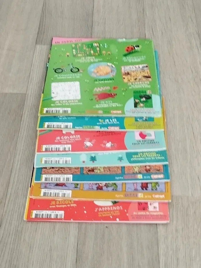 Lot de 7 magazines Pomme d’Api année 2018 L017 - photo numéro 4