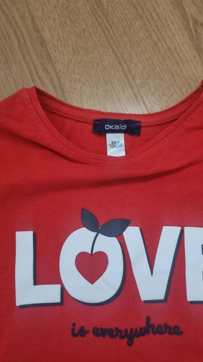Tee-shirt Okaïdi Taille 8 ans - photo numéro 3