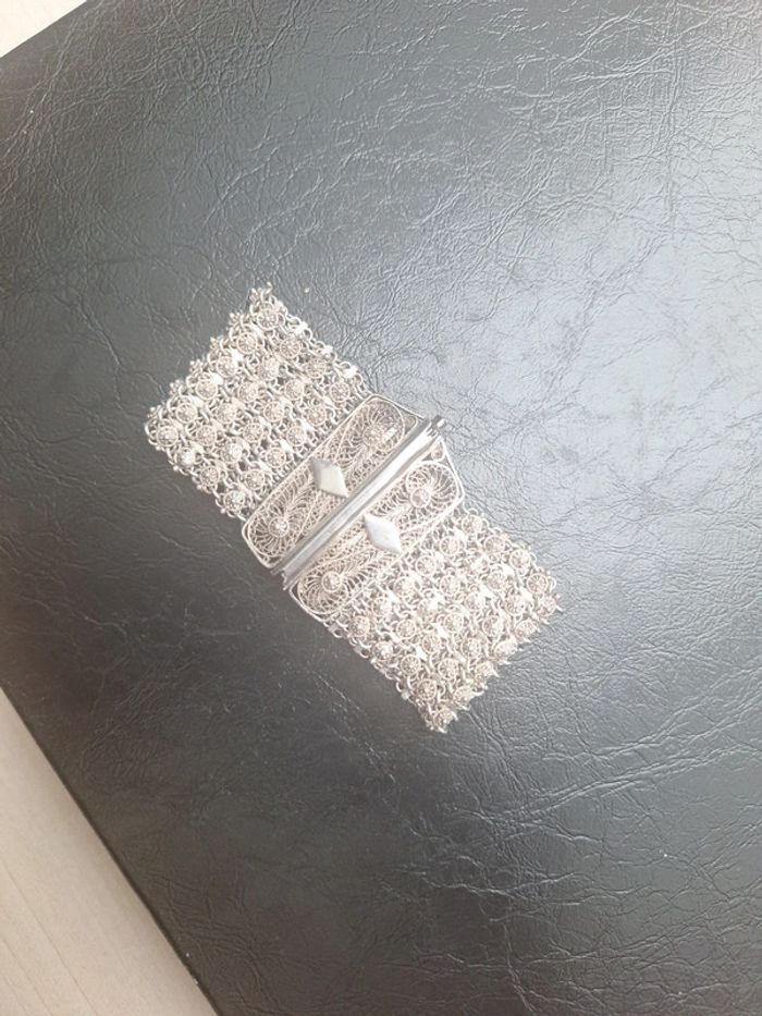 👜 Superbe bracelet en maille argentée 👜 - photo numéro 5