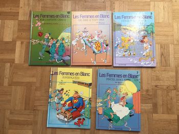 Lot de 5 BD Femmes en Blanc