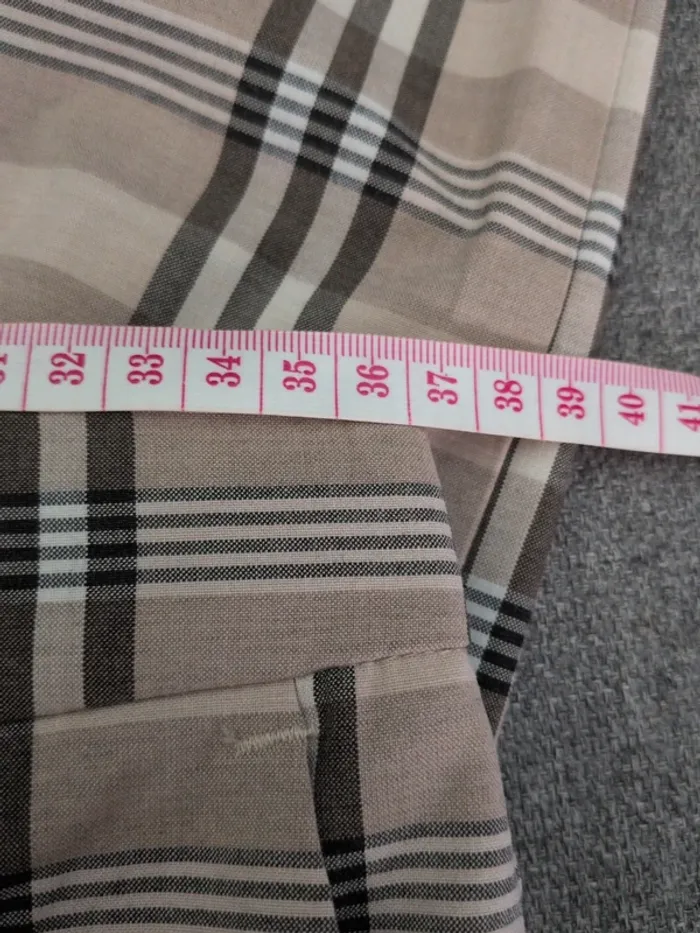 Pantalon Mango à carreaux – Taille 36 - photo numéro 7