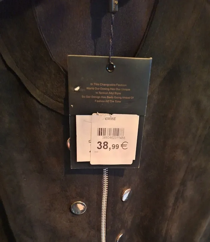Sublime! Élégante robe en peau de pêche taille 36 neuve - photo numéro 3