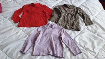 Lot 3 col roule 18 mois