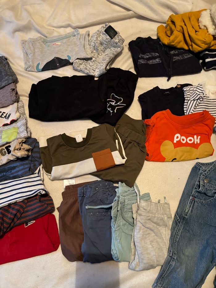 Lot vêtement garçon hiver 9-12 mois - photo numéro 4