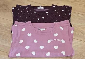 Lot 2 pulls manches longues filles- Taille 6 ans
