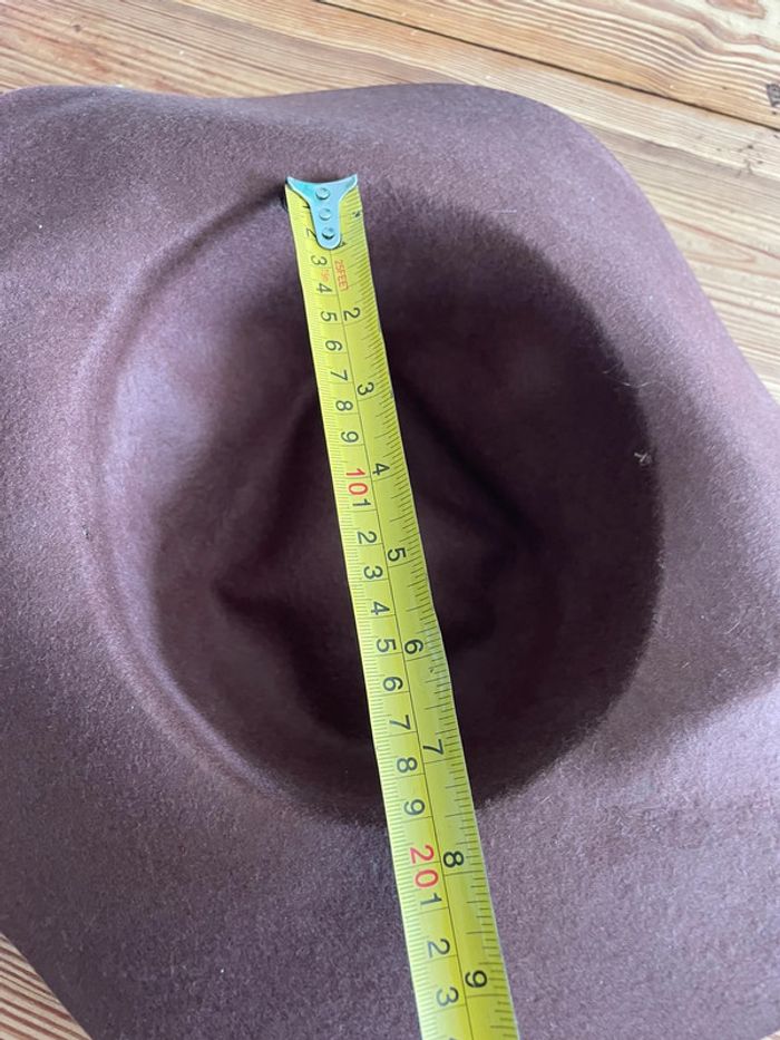 Chapeau marron en feutre - photo numéro 4