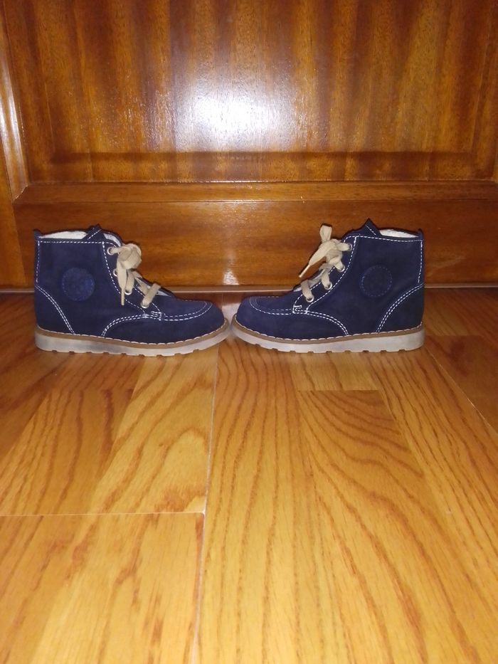 Boots cuir nubuck DPAM 26 Neufs - photo numéro 3