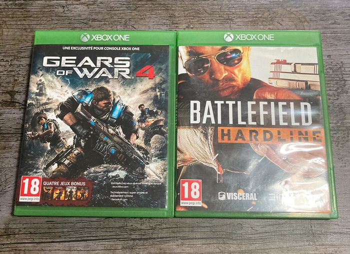 Boîte seule Xbox one Battlefield 2042 Gears of War 4