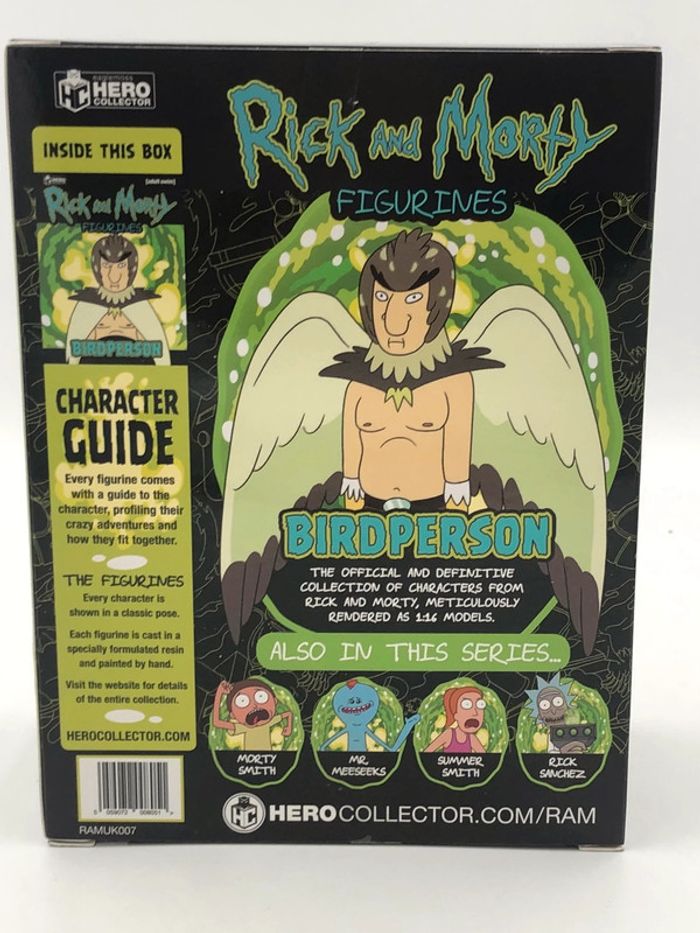 Figurine 13 cm Rick and Morty Birdperson Eaglemoss neuf - photo numéro 2