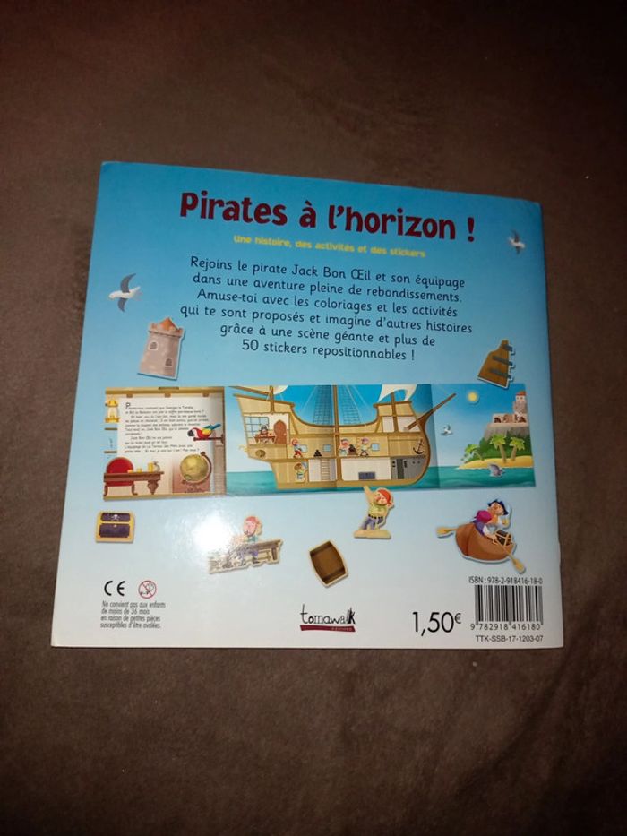 Livre pirates à l'horizon - photo numéro 2
