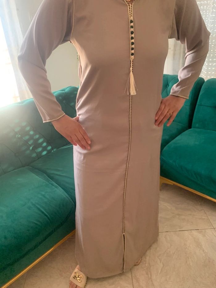 Djellaba jelaba beige neuf - photo numéro 3