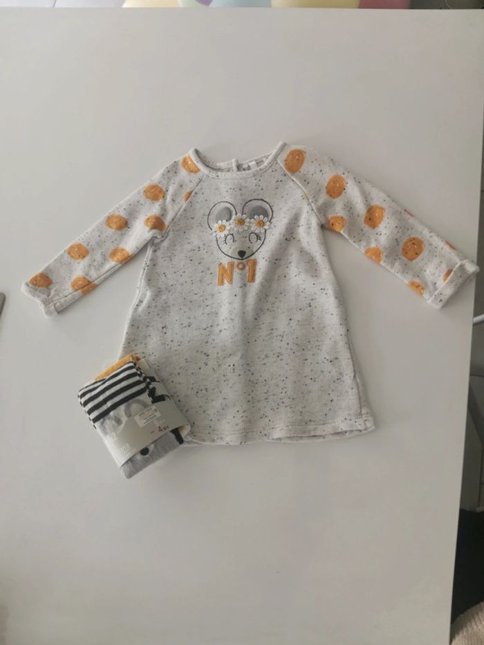 Robe sweat ML avec collants